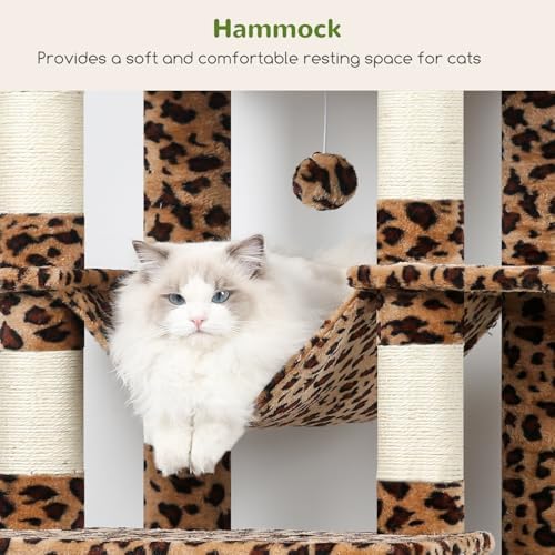 Globlazer Giant Tall Heavy Duty Cat Tower for Indoor Large Cats, F83B - Image 4