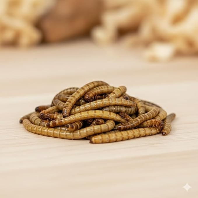 250 Premium Live Large Superworms Shipped by NutriCricket