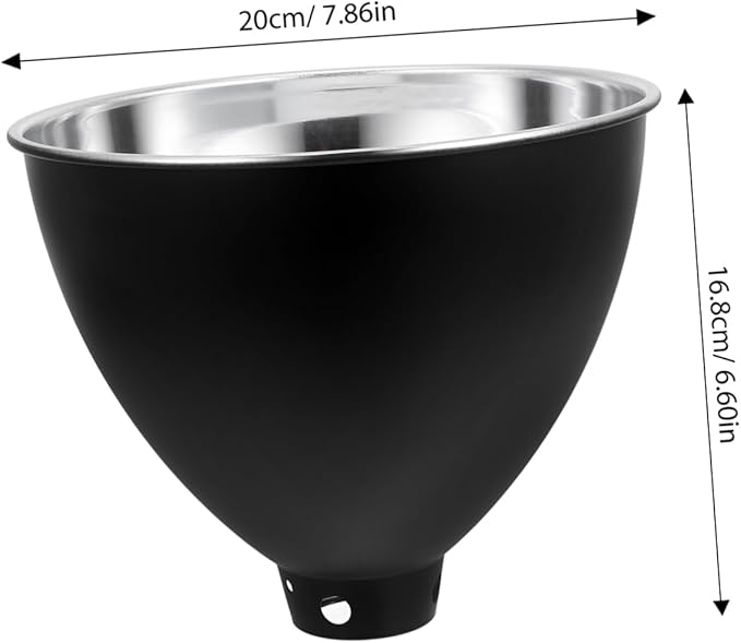 Cabilock 1pc Reptile Lamp Dome Reflector Cover Heat Lamp Guard for Reptile Enclosure Easy Installation Optimal Light Direction for Lizards Snakes and Turtles