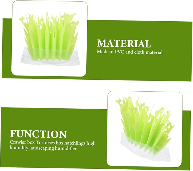 BESPORTBLE 2pcs Reptile Humidifiers for Lizard Tank Imitation Plant Humidifier Easy to Use Decor
