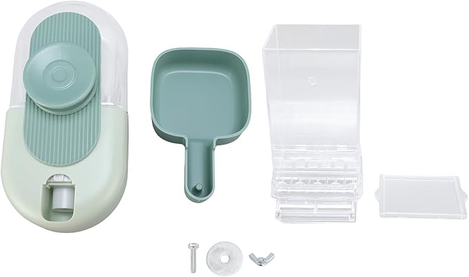 Bird Feeder and Water Dispenser Set, Automatic Cage Food Container for Medium and Large Birds, Transparent Plastic - Gravity Driven Convenience, No Mess Design, Easy Installation