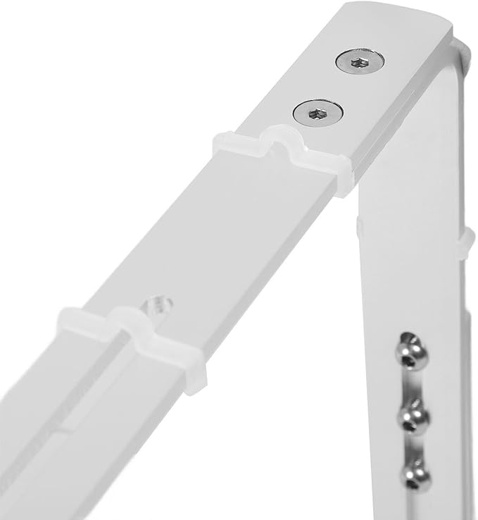 Aquarium Light Hanging Aluminum Alloy Adjustable Height Aquarium Light Stand, High Stability Reptile Stand, Suitable for Various Lighting needs. (Silver)