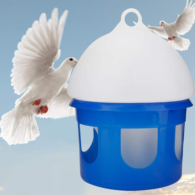 Automatic Bird Feeder, Large Capacity Bird Water Drinker Bird Supply for Pet Bird Parrots Water Bowl (2L)