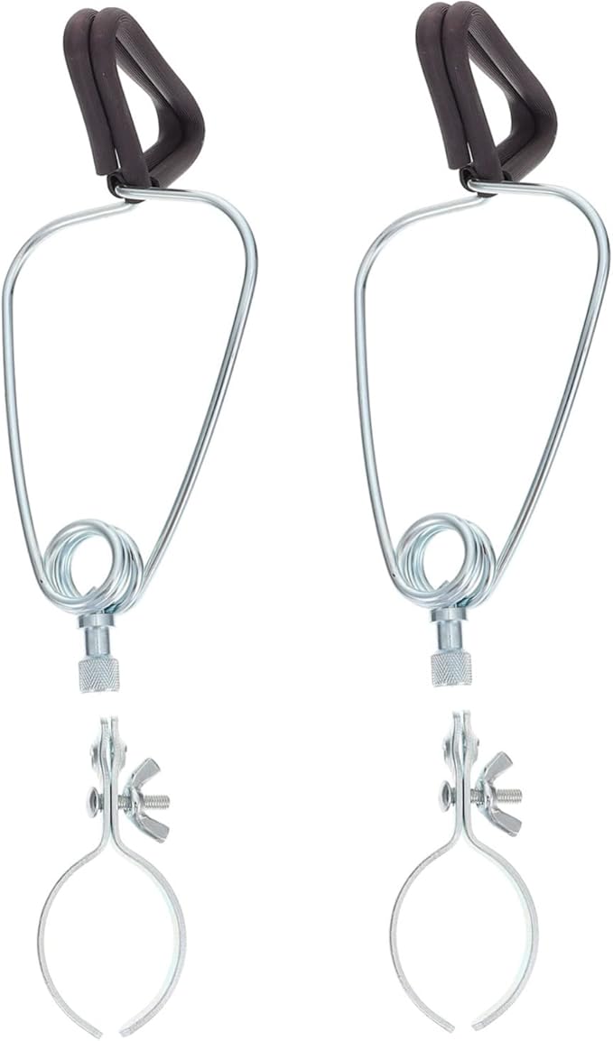 VANZACK 2pcs Metal Reptile Lampshade Fixing Clips for Climbing Pets and Easy to and Lamp Shades Safe and Convenient Hold for Terrarium Lighting