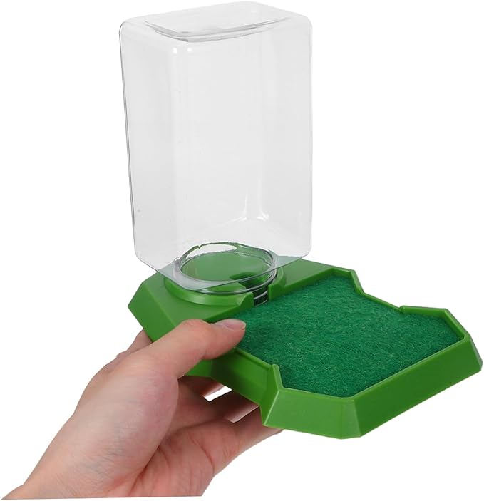 1pcs Reptile Feeding Box Water Drowning Hydration Tool for Lizards Turtles and Geckos Compact Multi-Functional Design for Terrarium Use