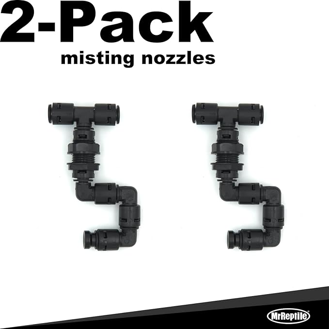 MrReptile Reptile Mister Nozzles, 2-Pack, Parts for Reptile Mister Misting System