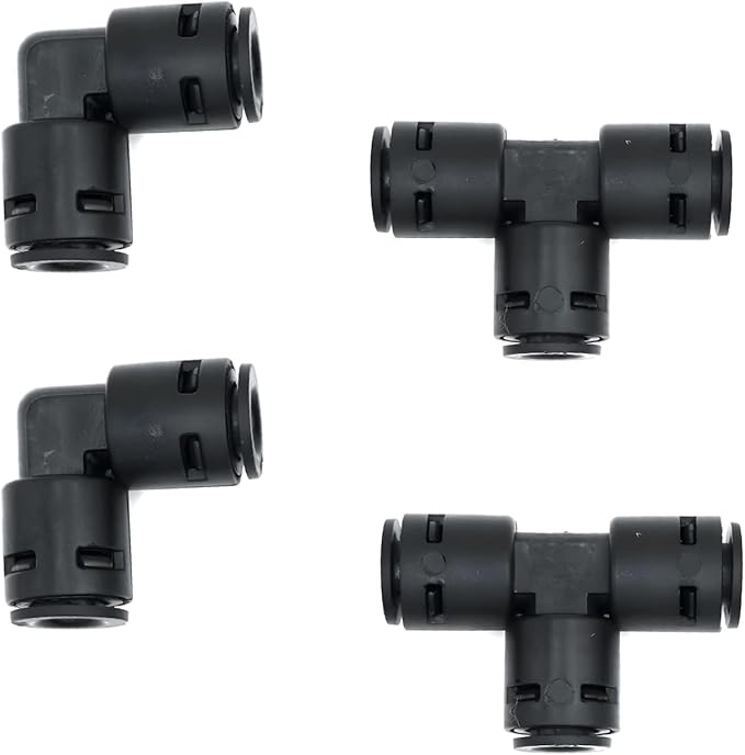 MRREPTILE Connector for Misting Systems, Automatic Reptile Mister Replacement Accessories,Push to Connect Fittings