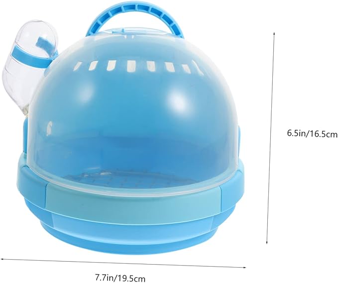 1set Lightweight Handheld Pet Bird Travel Cage Portable Parrot Carry Case for Small Birds Includes Carrier Galvanized Mesh Pad