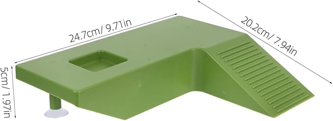 Abaodam Turtle Basking Platform Ramp Aquatic Turtle Climbing Area for Tortoise Tanks and Sturdy Basking Habitat for Healthy Sunbathing and