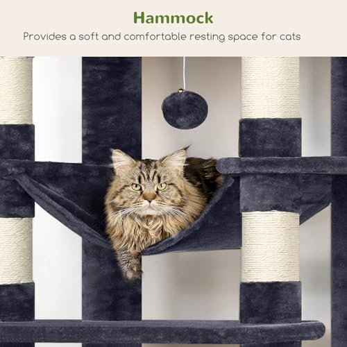 Globlazer Giant Tall Heavy Duty Cat Tower for Indoor Large Cats, F83B - Image 4