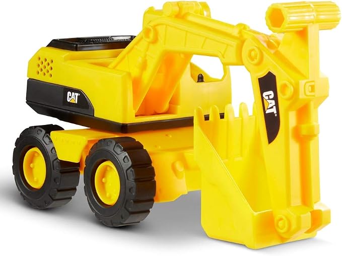 Cat Construction 7" Dump Truck, Loader & Excavator toys Combo Pack - Image 9