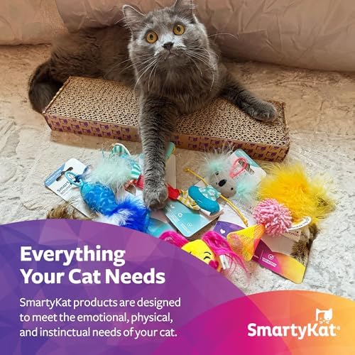 SmartyKat Instincts Prideful Player HappyNip Launch & Chase Cat Toy for Indoor Cats & Kittens, Launchable Toy with Catnip & Silverine - Image 4
