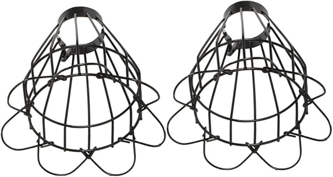 MAGICLULU 6pcs Reptile Lamp Shade Protector Scald Heating Lamp Covers for Safe Use Terrariums and Easy to Install Essential for Preventing Burns
