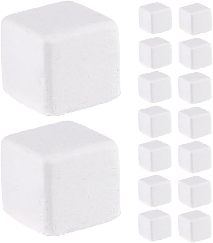 VOSAREA Natural Mineral Calcium Block for Reptiles and Amphibians, 30pcs Turtle Tortoise Lizard Frog with Microelements for Shell Growth and Health Maintenance