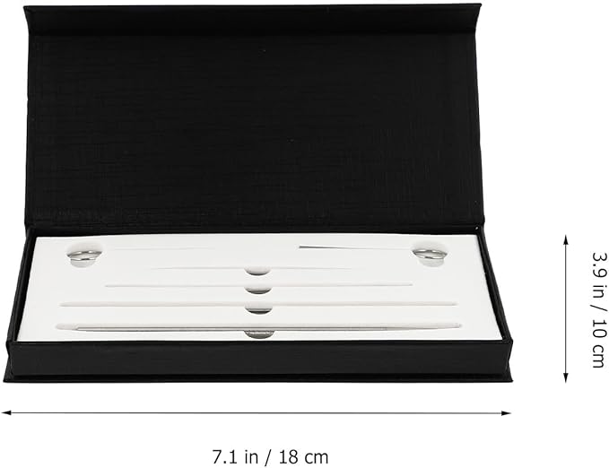 Mipcase 1 Set Detector Reptiles Tester Reptiles Probes Set Snake Hook Reptile Supplies Amphipod Reptisoil Metal Gender Probe Gender Probe for Python Portable Reptiles Probe Stainless Steel