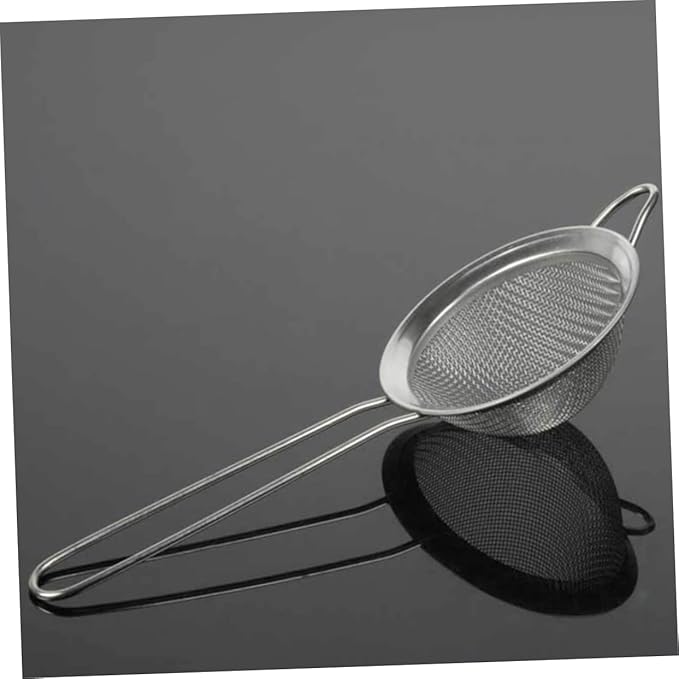 Toddmomy 2pcs Professional Reptiles Residue Excrement Shovel Metal Mesh Lizard Dung Sieve Tool