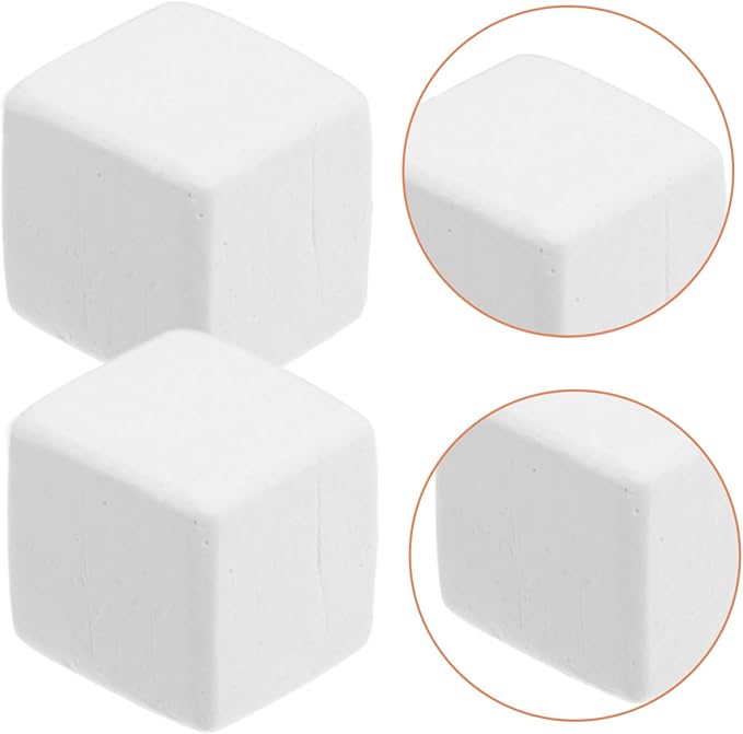 Abaodam 6pcs for Reptiles and Crabs Natural Molar Cubes for Enhanced Digestion and Mineral Supply Lightweight Chew Toys for Terrariums and Aquariums