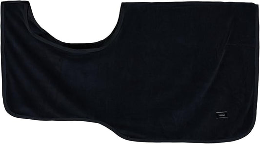 HORZE Marquess Fleece Riding Blanket - Dark Navy - 84 in