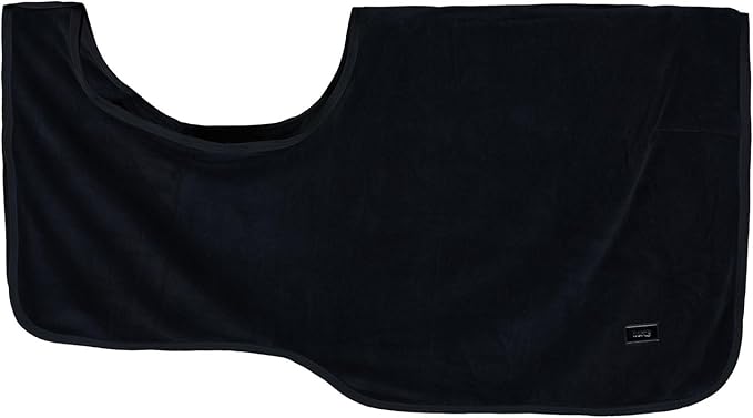 HORZE Marquess Fleece Riding Blanket - Dark Navy - 66 in