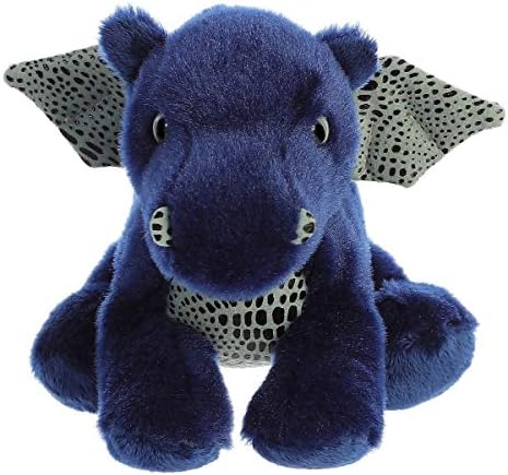 Aurora Mini Flopsie 9.5" Sapphire Dragon Adorable Stuffed Animal - Image 2