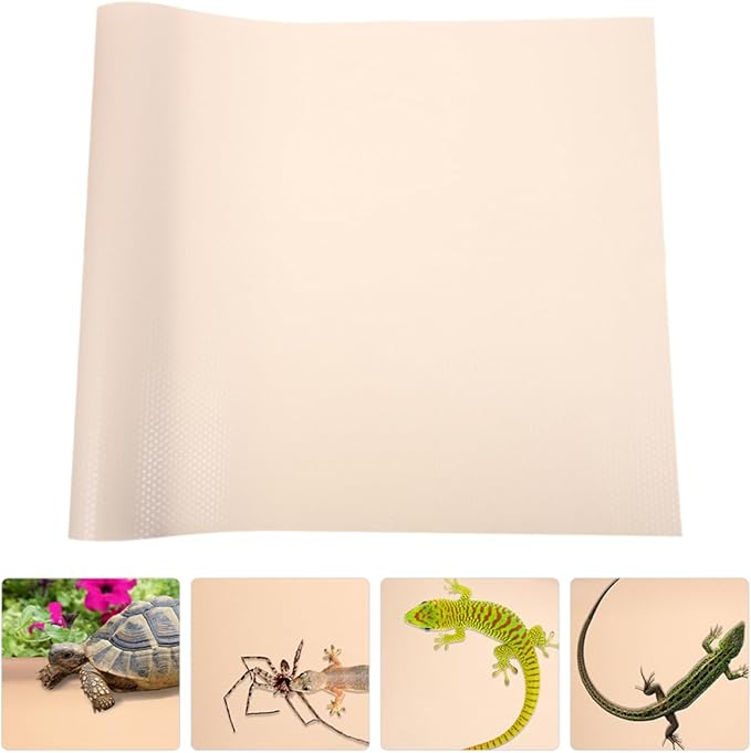 Toddmomy Eva Reptile Carpet Mat for Tortoises and Lizards Non- Terrarium Liner Large for Bearded Dragons Snakes and Tanks