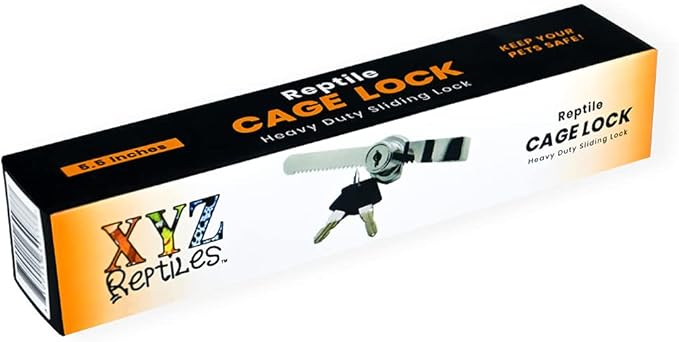 Showcase Lock for Reptile Tanks, Reptile Terrariums, Reptile Habitats