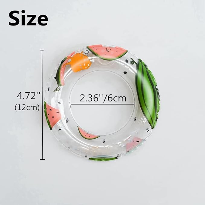 3.74 Inch Lizard Bearded Dragon Leopard Gecko Bath Collar Ring Swimming Rings Reptile Swim Life Jacket Float Ring for Leopard Gecko Anole Amphibians Cage Accessories Photo Shoot Toy