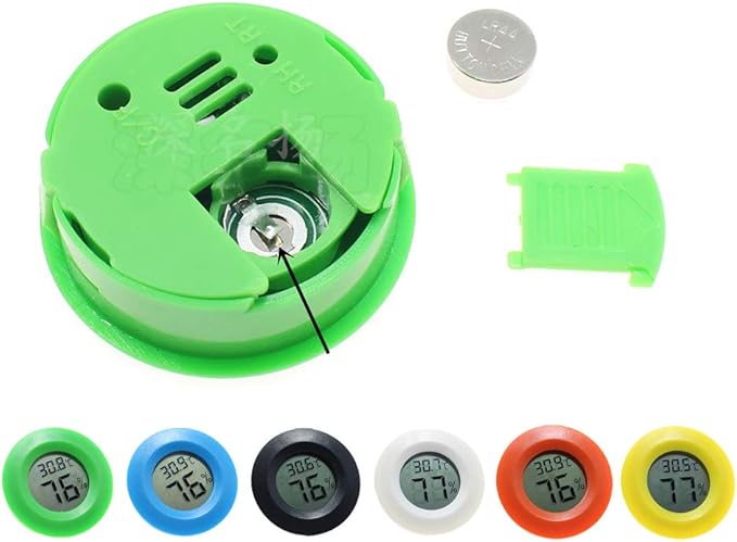 POPETPOP Box Temperature and Humidity Meter Portable Thermometer Wall Mounted Thermometer Bedroom Thermometer Office Thermometer Digital Thermometer Hygrometer Outdoor Humidity Gauge Indoor