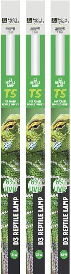 Reptile Systems T5 Ferguson Zone 2 Reptile Lamp – 24-in, 24-watt – Light for Reptiles, Chameleons & Geckos – Ideal for Tanks & Vivariums