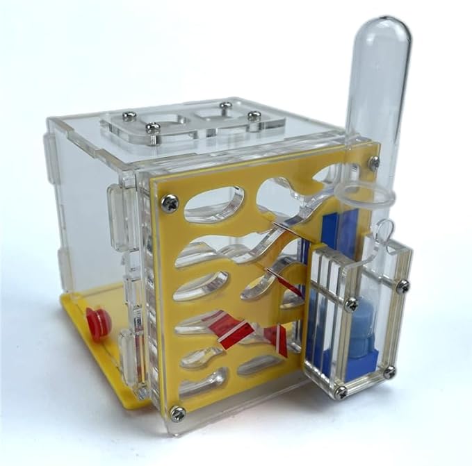 Acrylic Ant Formicarium Housing - Modern Nest with Water Tower, Manual Assembly, Modular Design for Hobbyists – Yellow
