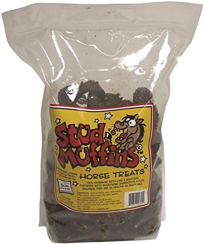Stud Muffins 5.8lb Horse Treats Bag/Stud Muffins are Great Training Treats and Horse Pill Pockets/Our Treats for Horses are All Natural Horse Treats/Durable 5.8lb Horse Treats Bulk Pack