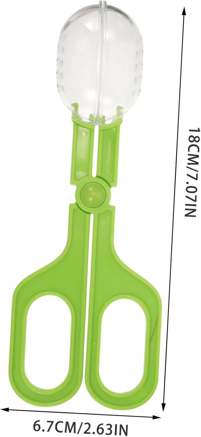 YARNOW Aquarium Cleaning Clip Reptile Feeding Tool Plastic Scoop for Terrarium Maintenance
