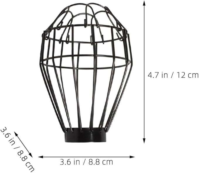 SOLUSTRE 2pcs Terrarium Heat Lamp Cover Reptile Tank Lampshade Dome Shaped Bulb Shade for Reptile