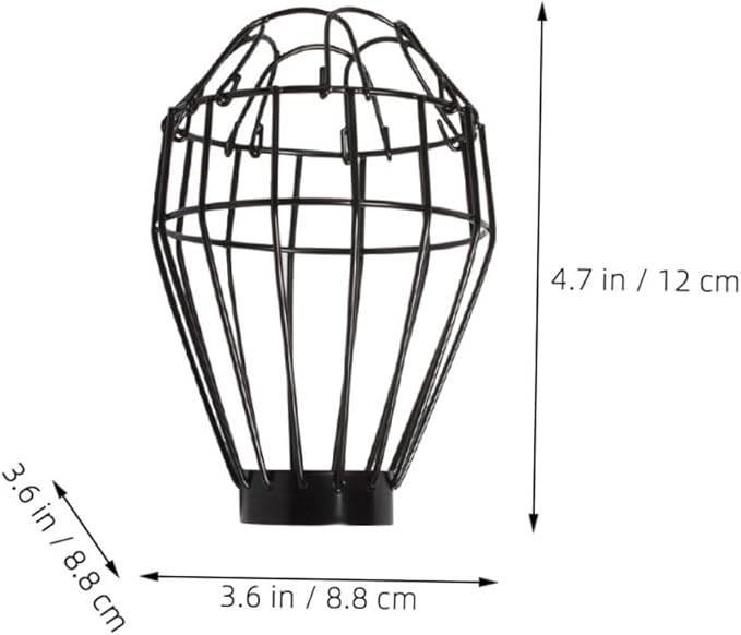 Ciieeo Reptile Heating Lamp Lampshade Anti-Scald Mesh Cover Dome Shaped Bulb Shade for Terrarium Lighting Temperature Resistant Ceramic Heat Protection for Reptile Habitat