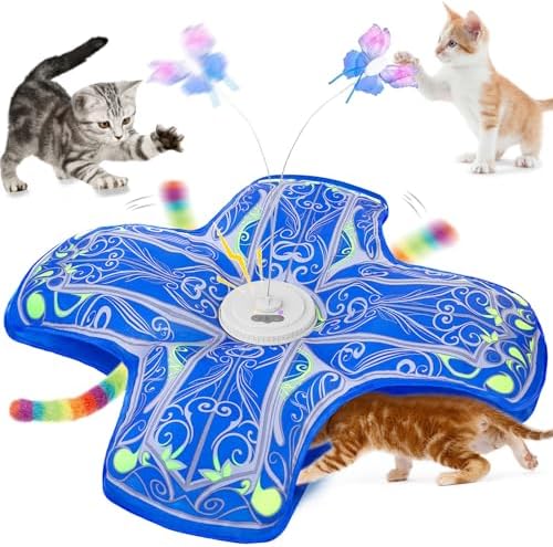 Interactive Cat Toys for Indoor Cats,Automatic Kitten Tunnel Toy by Unknown