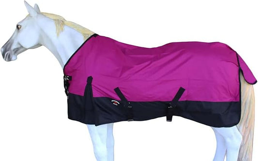 CHALLENGER 74" 1200D Turnout Lightweight Rain Horse Winter Blanket Sheet 3EE05PK