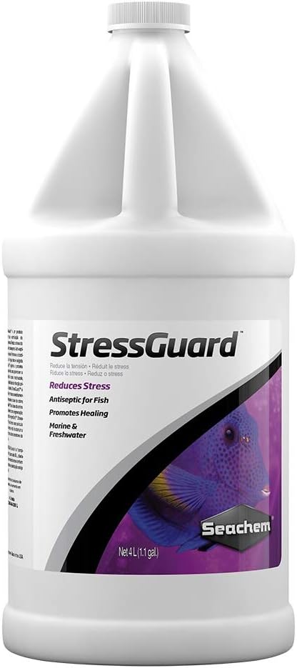 Seachem StressGuard Slime Coat Protection - Stress and Toxic Ammonia Reducer 4 L.