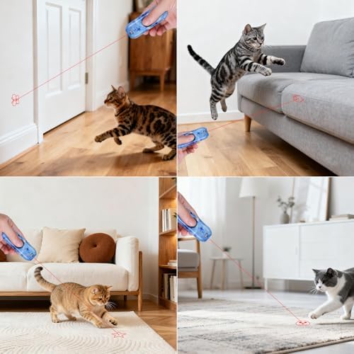 TBTeek Cat Toy, Finger Rotatable, 3 Modes, 5 Fun Patterns - Image 4