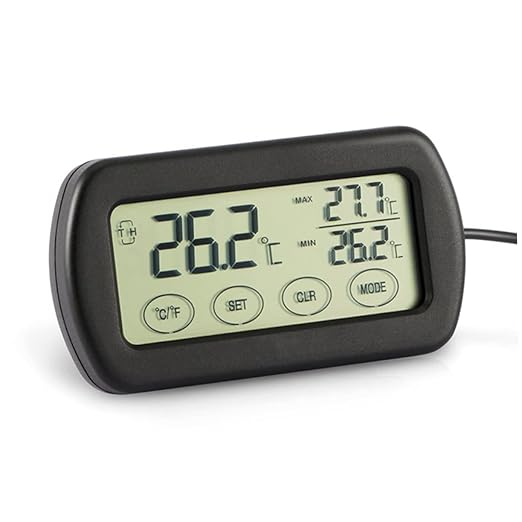 LCD Digital Thermohygrometer Egg Hatching Pet Monitor Alarm Function Material