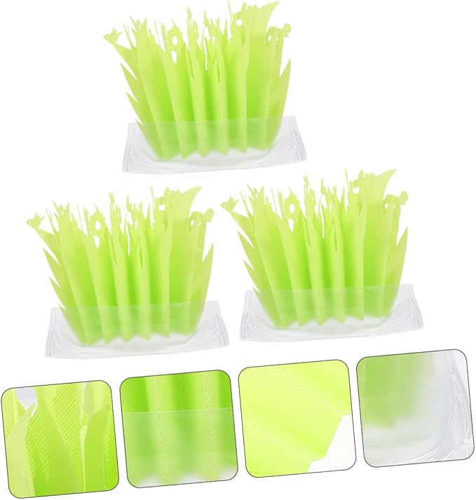 Hemoton 3pcs Terrarium Humidifier Imitation Plants Decor Reptile Tank Mister for Landscaping
