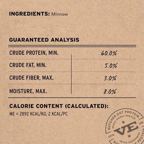Vital Essentials Freeze Dried Minnows Cat Treats, 0.5 oz Bag - Image 3