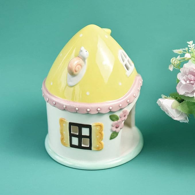 Rat Nest Rat House Ceramic Castle House Small Hamster Ceramic Hideout Mushroom Hamster Hut Small Hideout Bunny Accessories Guinea Pig Summer s