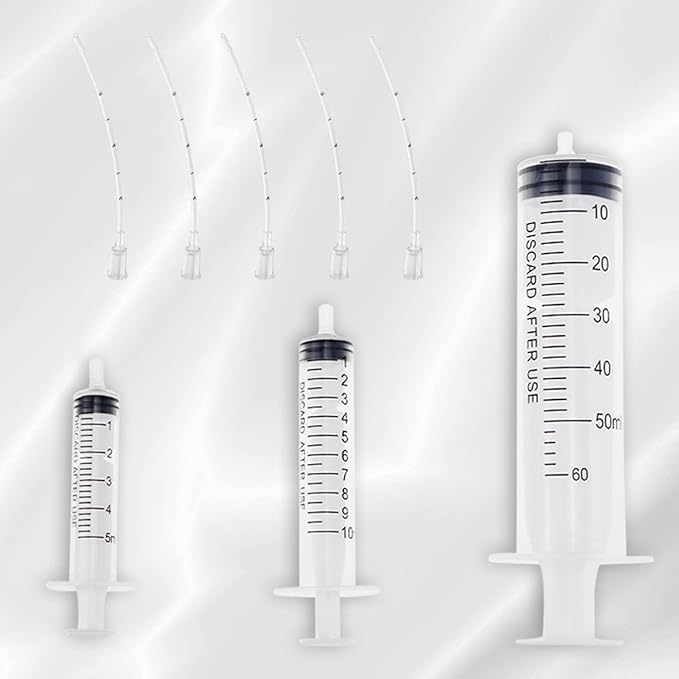Bird Feeding Syringe With Soft Tubes - Dental Irrigation and Pet Feeding Tool