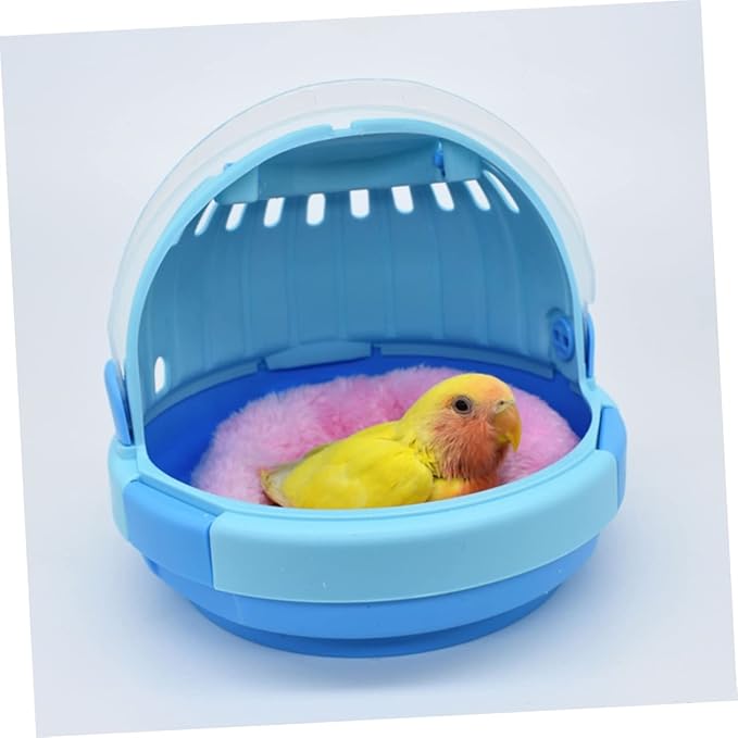 Portable Bird Carrier Handheld Travel Cage for Parrots Safe Pet Birds Travel Carrier Lightweight and Ventilated
