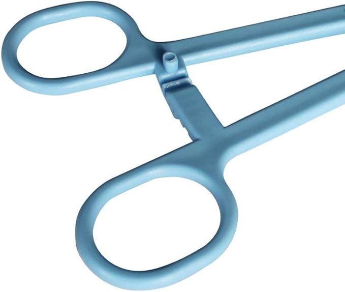 19cm/24cm Reptile Terrarium Plastic Tweezers Tongs Feeding Tool for Snakes Lizards Worm - 24cm 24cm