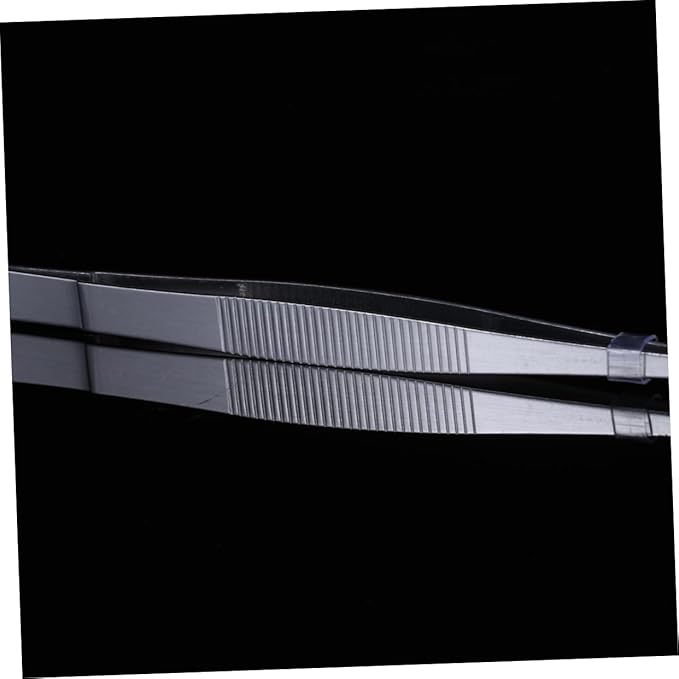 Straight Tweezers for Reptiles Stainless Steel Feeding Nippers Multi-purpose Cleaning Tool