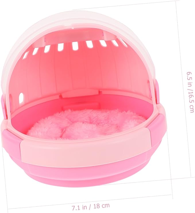 BESTonZON 1set Portable Bird Cage Outdoor Parrot Cage Hand-held Warm Nest Pet Accessory Bird Carrier Animal Carrier Travel