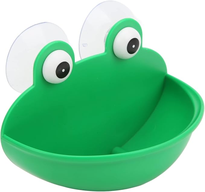 Plastic Cute with Suction Cups for Frogs Toads Geckos Tadpole, Leakproof Reptile for Bathroom Use
