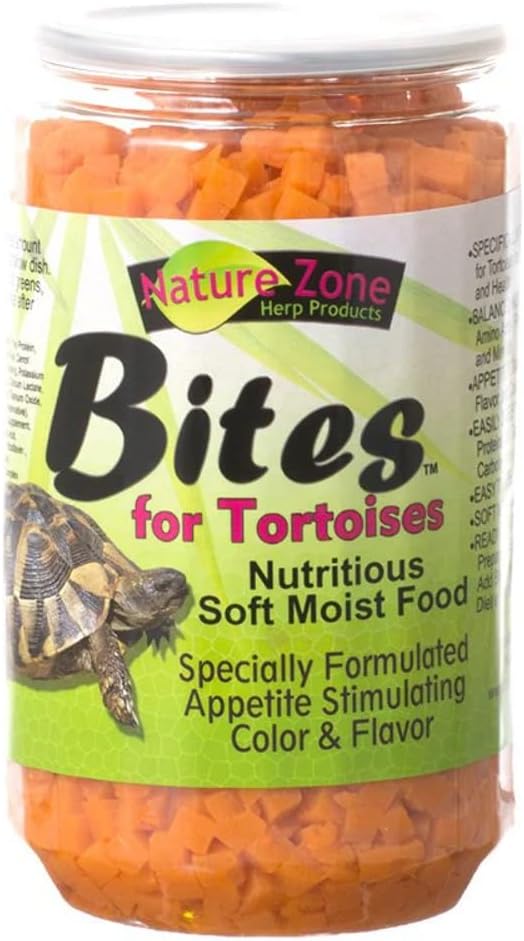 Nature Zone SNZ54662 Melon Flavored Total Bites Soft Moist Food for Tortoise, 24-Ounce by Nature Zone