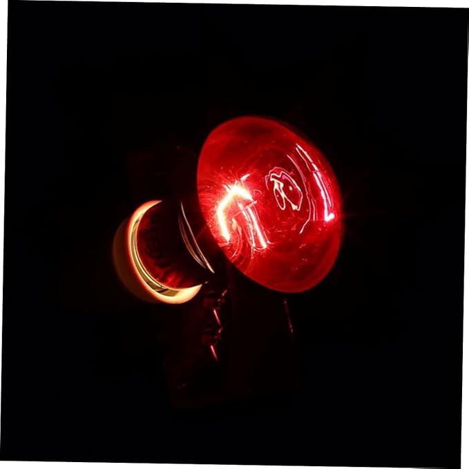 DECHOUS 3Pc Heating Lamp for Reptiles Emitter for Lizard Snake Aquarium High Thermal Efficiency Non Disturbing Design for Pet Terrariums